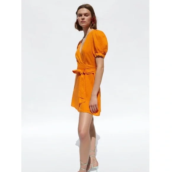 zara yellow linen dress Zara Yellow Linen Dress, Women's Fashion, Dresses & Sets, Dresses on Carousell